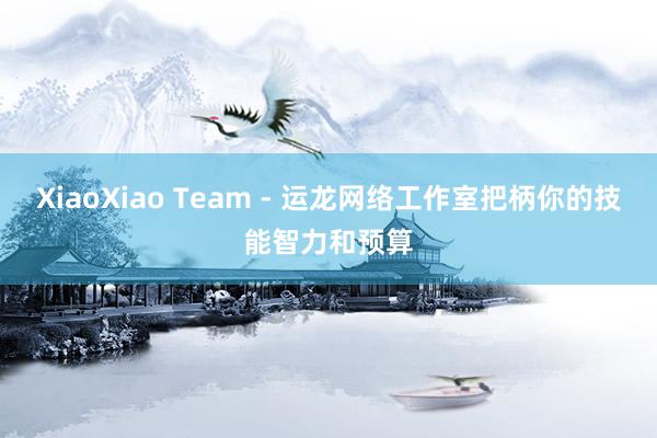 XiaoXiao Team - 运龙网络工作室把柄你的技能智力和预算